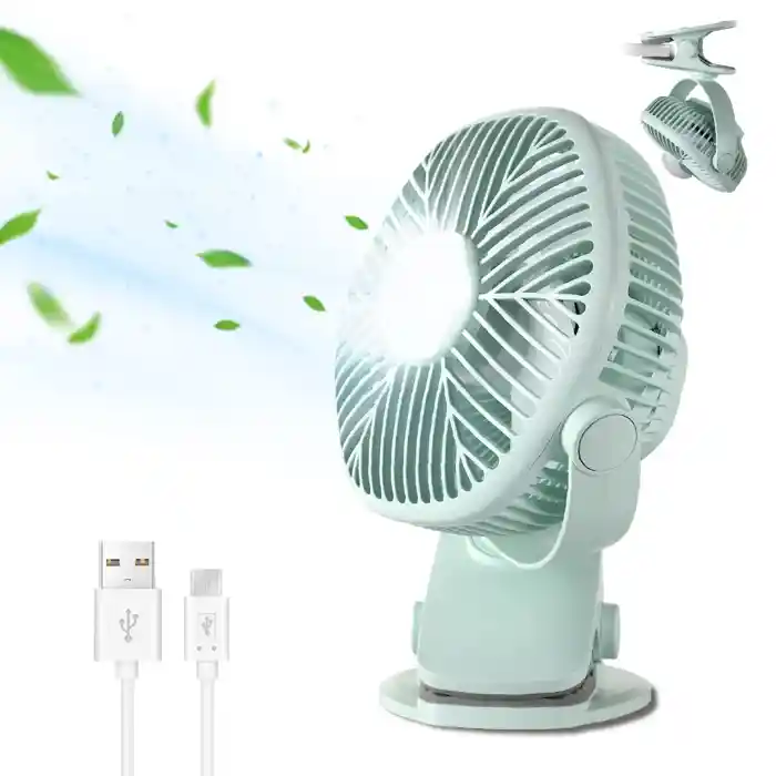 WiWU FS03 2 in 1 Table Clip Fan 360 Degree Rotation